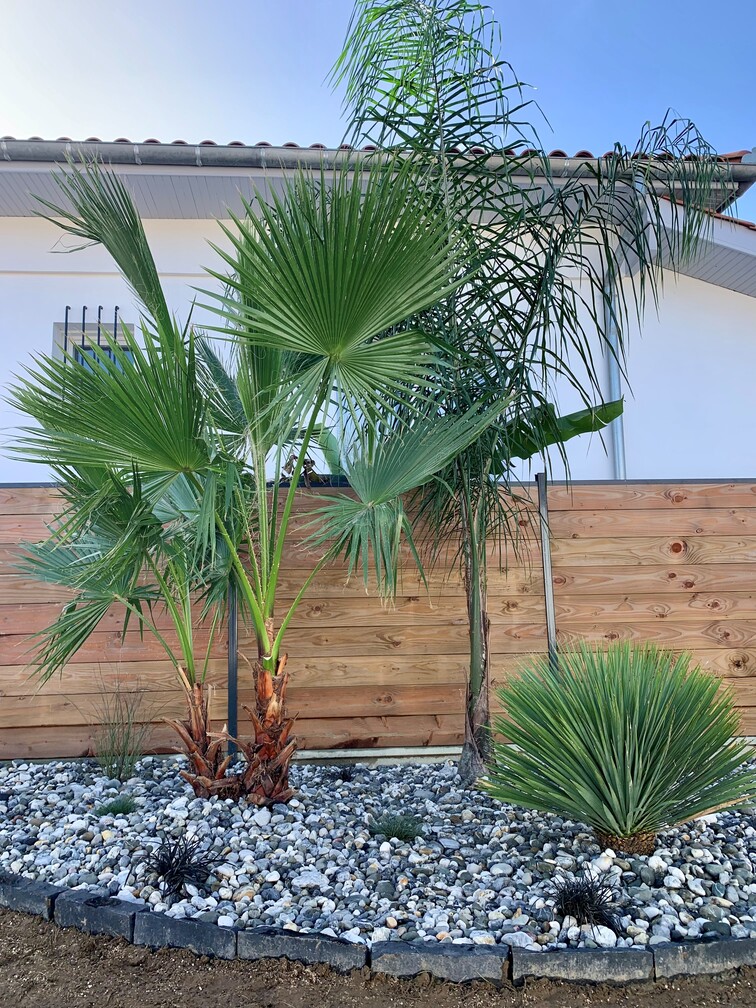 Après l'aménagement d'un jardin proche de Tarnos