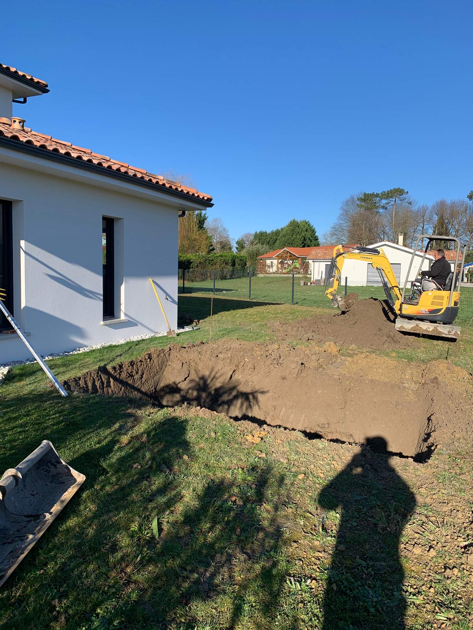 Création de piscine et d'une terrasse bois à Orist