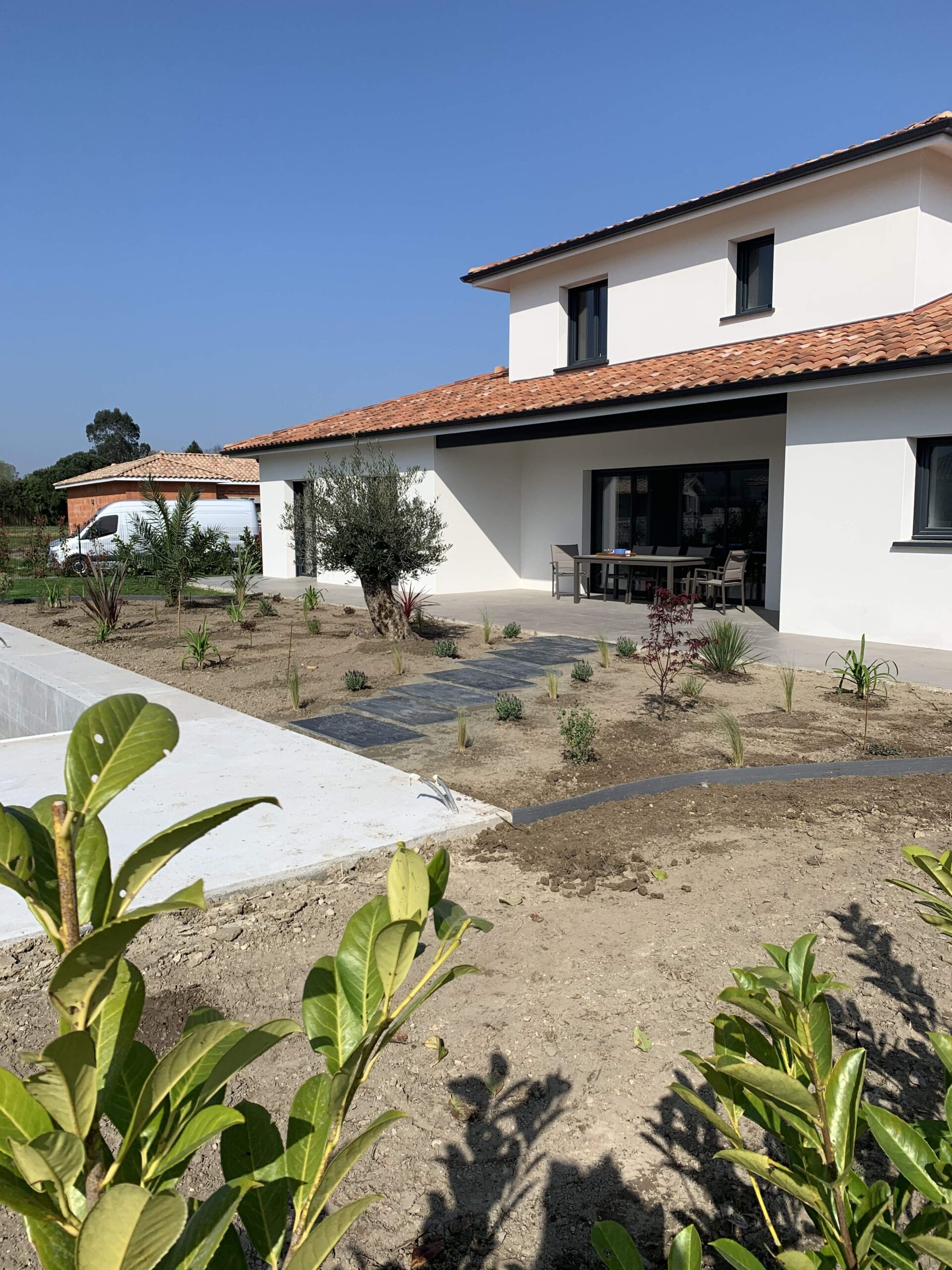 Création d'allée de jardin à Saint-Geours-de-Maremne