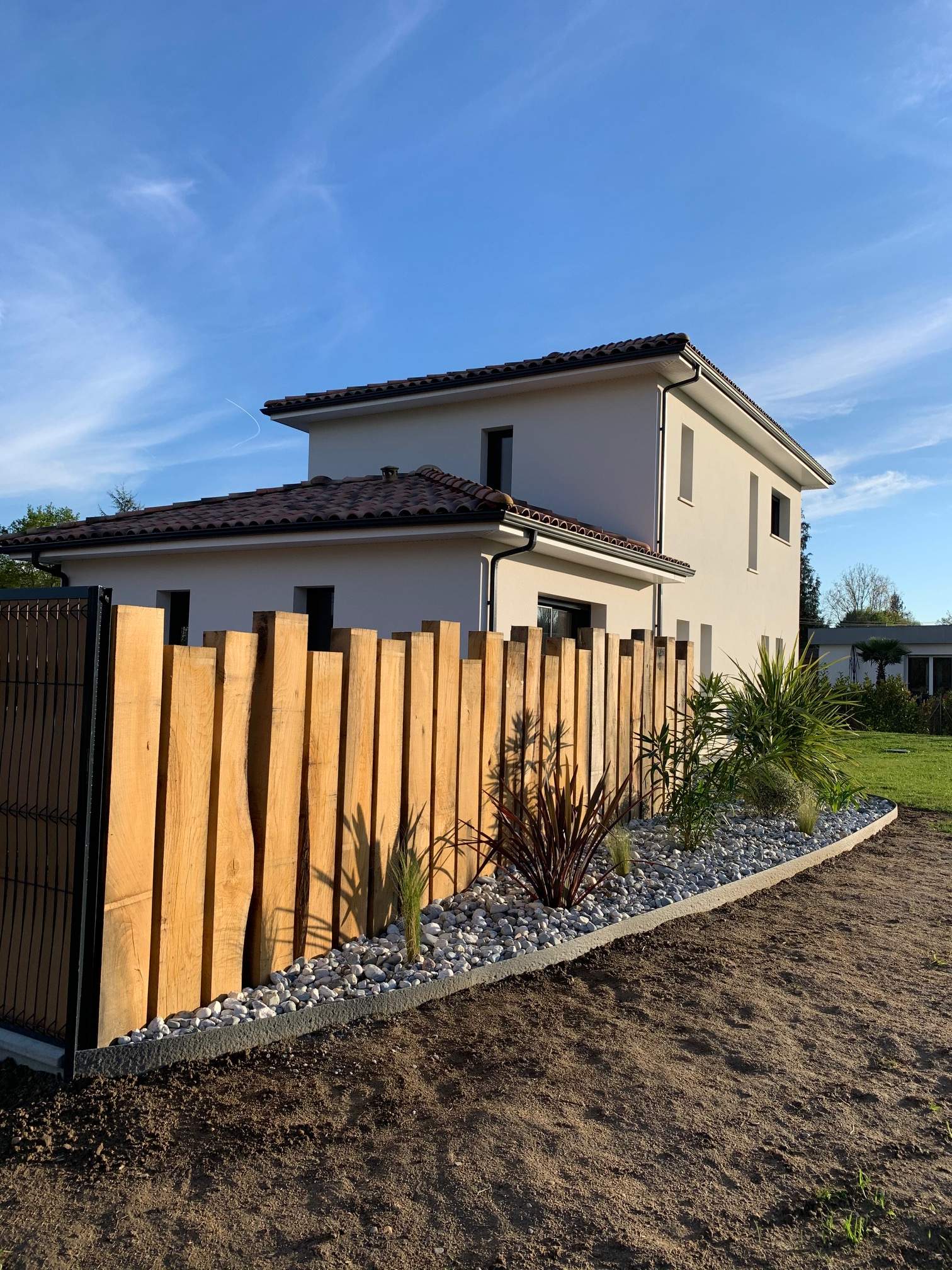 Création de piscine et d'une terrasse bois à Orist