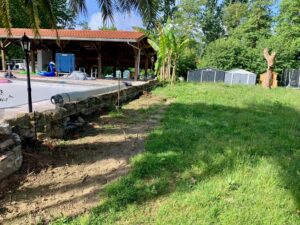Aménagement d'un terrain de pétanque sur Peyrehorade