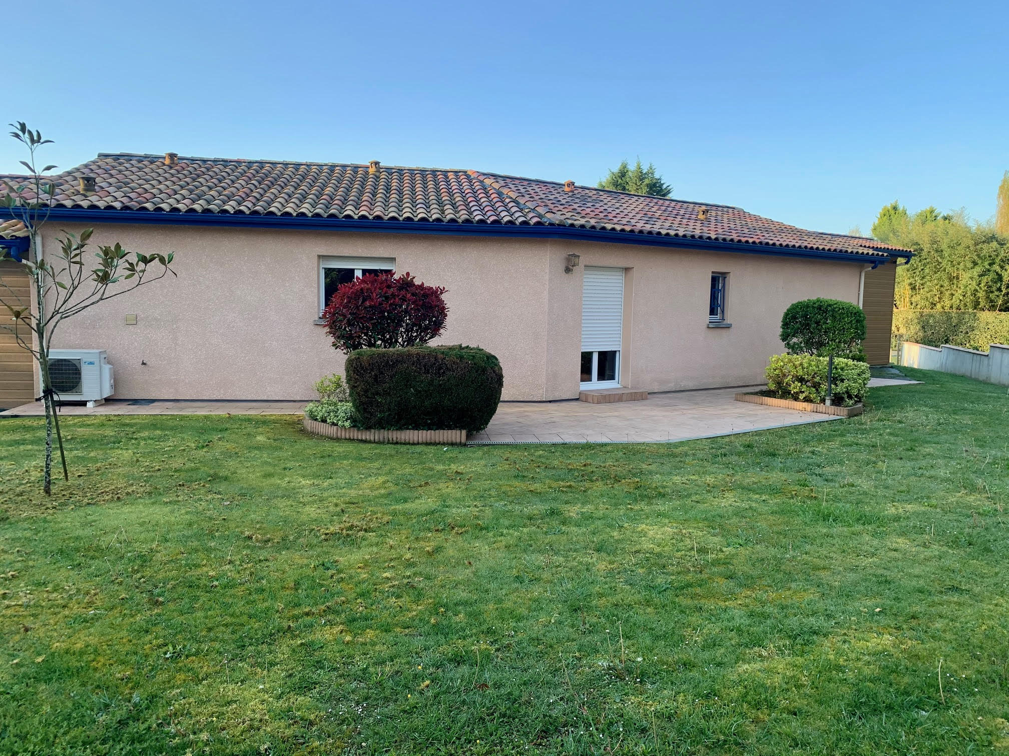 Création d'une jardinière en dalles d'ardoises sur Hossegor